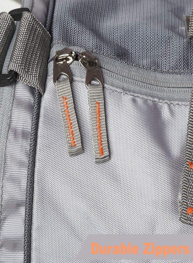 Monvelli Polyester Round Unisex Grey Travel Gym and Duffle Bag - Image 5